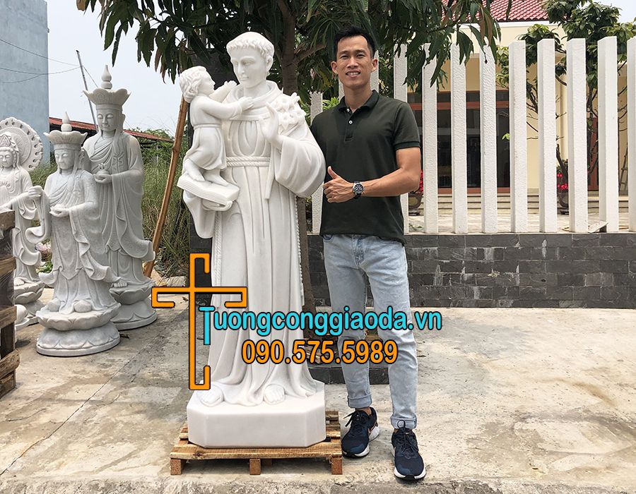 Tượng thánh anton đá mỹ nghệ Song Toàn
