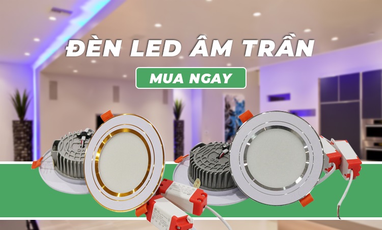 Giá đèn led âm trần thạch cao