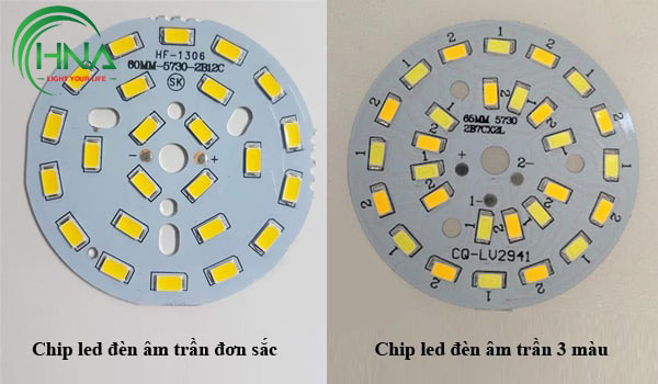 chip led đèn âm trần