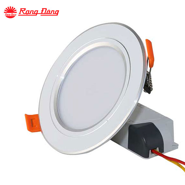 Đèn Led Âm Trần Rạng Đông Viền Bạc 3W/7W/9W/12W