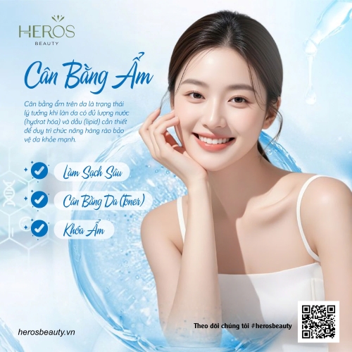 Cách cân bằng ẩm giúp làn da mềm mịn, căng bóng