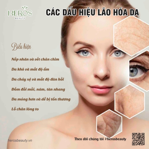 Nhận biết các dấu hiệu của lão hóa da