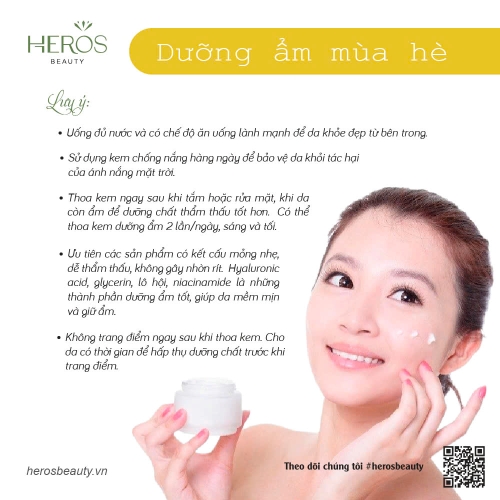 5 Bí quyết dưỡng ẩm mùa hè cho mọi loại da