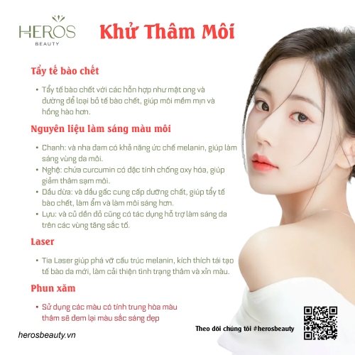 Những cách khử thâm môi hiệu quả bạn nên biết