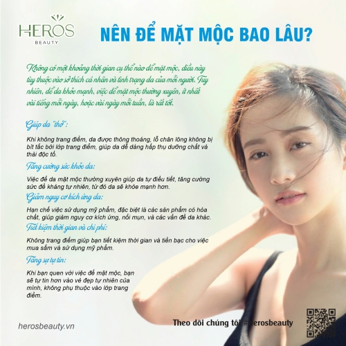 Nên để mặt một trong bao lâu để giúp da khỏe mạnh?