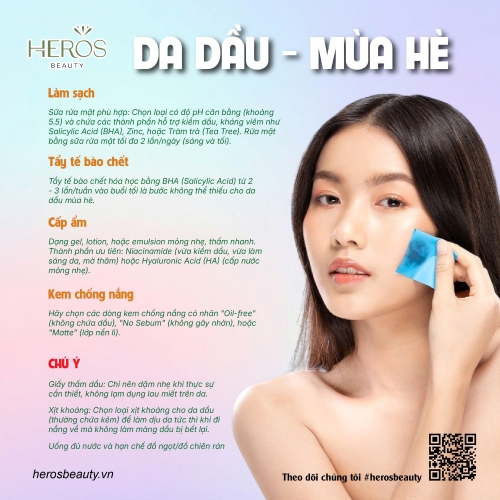 Những điều cần chú ý khi chăm sóc da dầu hàng ngày