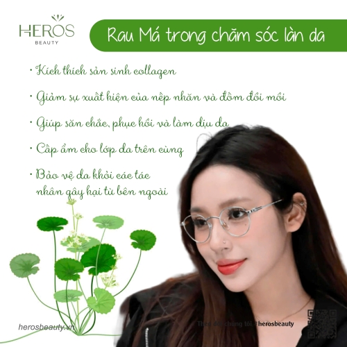 5 lợi ích tuyệt vời của rau má trong chăm sóc làn da
