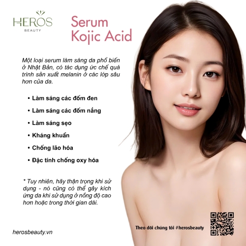 Serum Kojic Acid - Giải pháp hỗ trợ làm sáng da từ tự nhiên