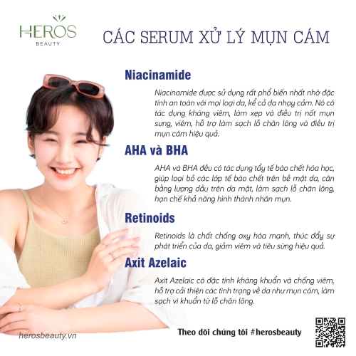 TOP 5 SERUM XỬ LÝ MỤN CÁM NHANH NHẠY VÀ HIỆU QUẢ