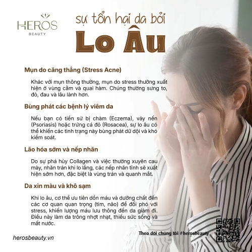 Sự tổn hại da bởi lo âu