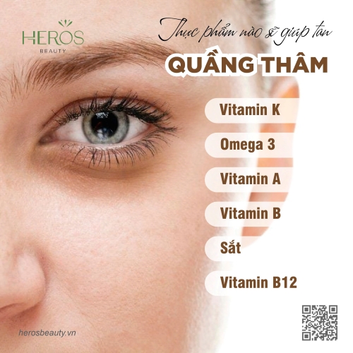 Thực phẩm nào sẽ giúp tan quầng thâm nhanh chóng và hiệu quả?