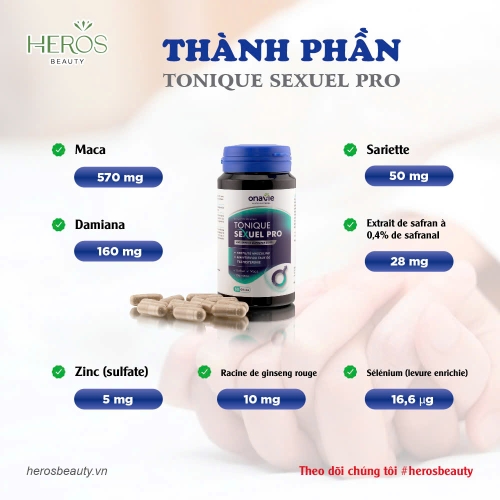 GIẢI MÃ TONIQUE SEXUEL PRO - THỰC PHẨM CHĂM SÓC SỨC KHỎE NAM GIỚI