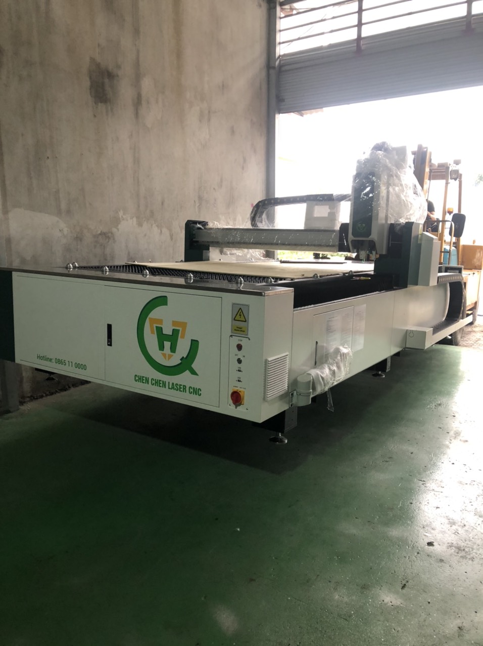 Bàn giao máy cắt Laser Fiber 3015 3000W Max Bắc Ninh