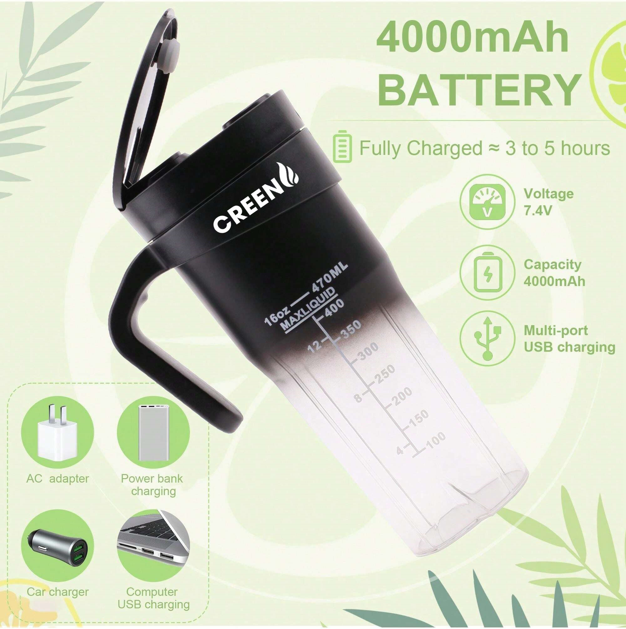 HƯỚNG DẪN SỬ DỤNG MÁY SINH TỐ CẦM TAY CR-150 PLUS