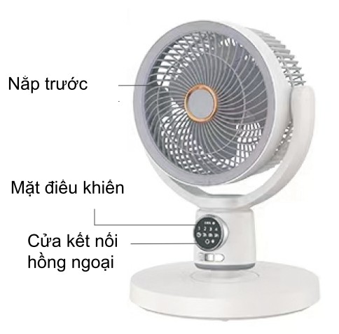 Hướng dẫn sử dụng Quạt Tuần Hoàn Tích Điện Creen