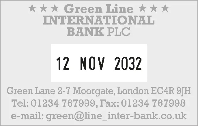 mặt dấu đóng số green line classic 2660