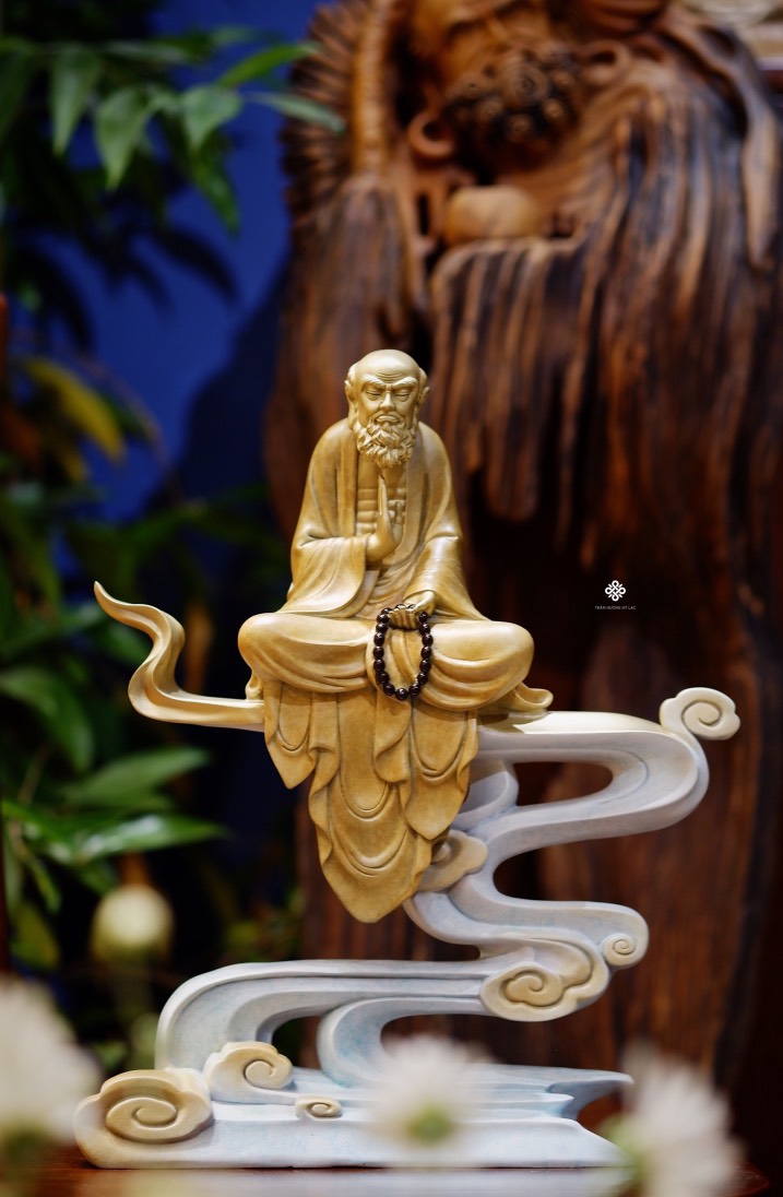 Tượng đồng Tổ Bồ Đề Đạt Ma toạ vân