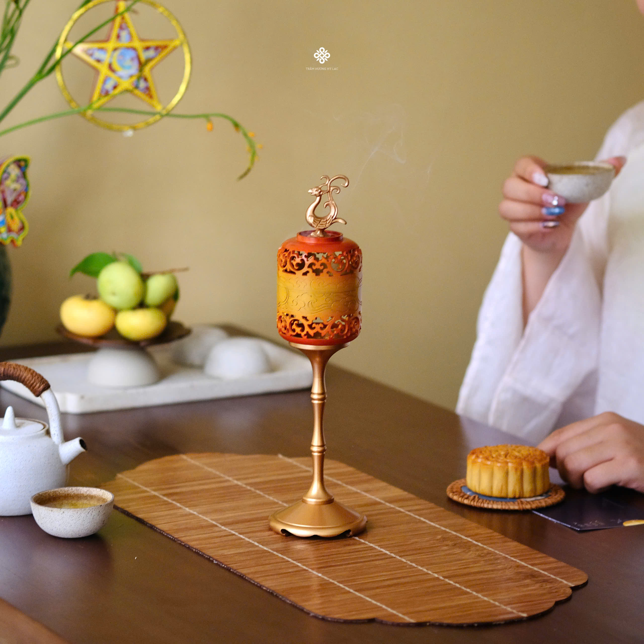 Bộ thưởng trầm Phượng Hoàng