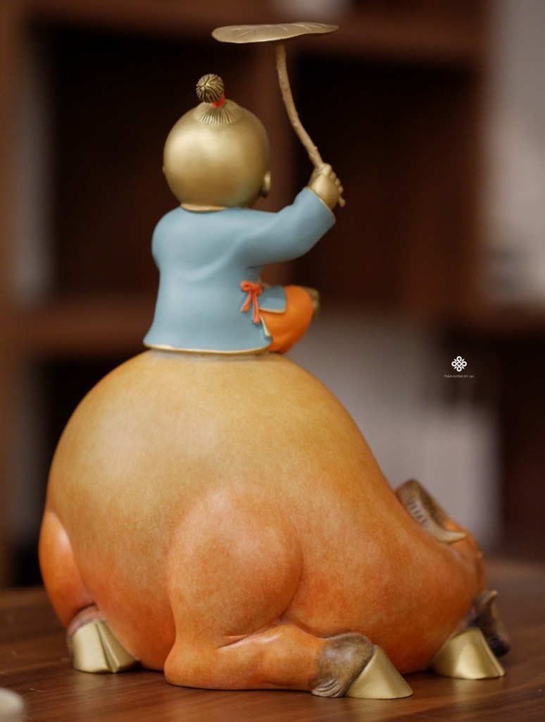 Tượng đồng mục đồng như ý