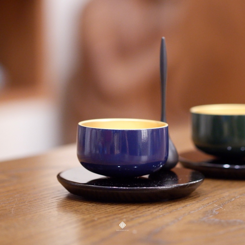 Chuông đồng Zuiryu Nhật Bản xanh dương 5.6cm