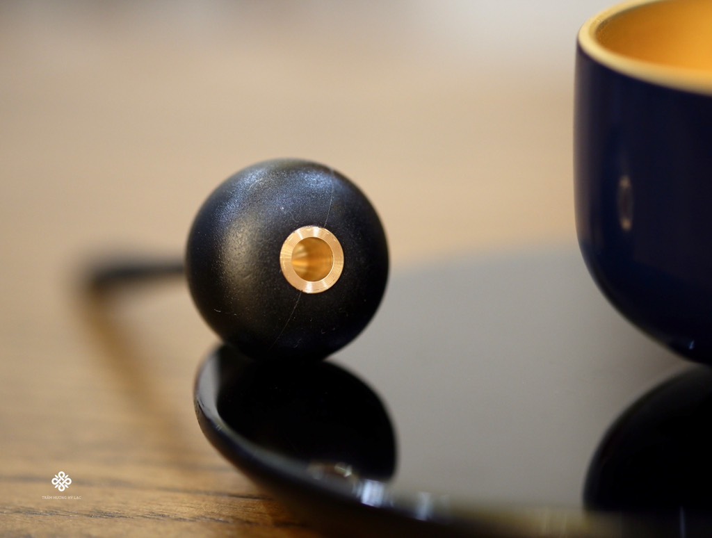 Chuông đồng Zuiryu Nhật Bản xanh lá 5.6cm