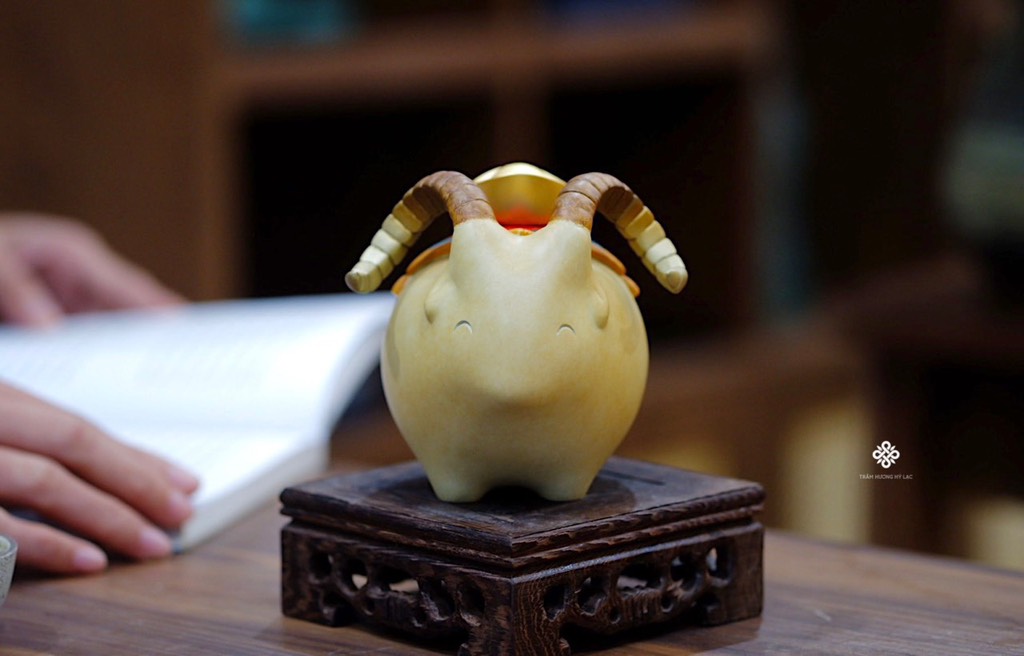 Tượng đồng sơn dương phúc lộc