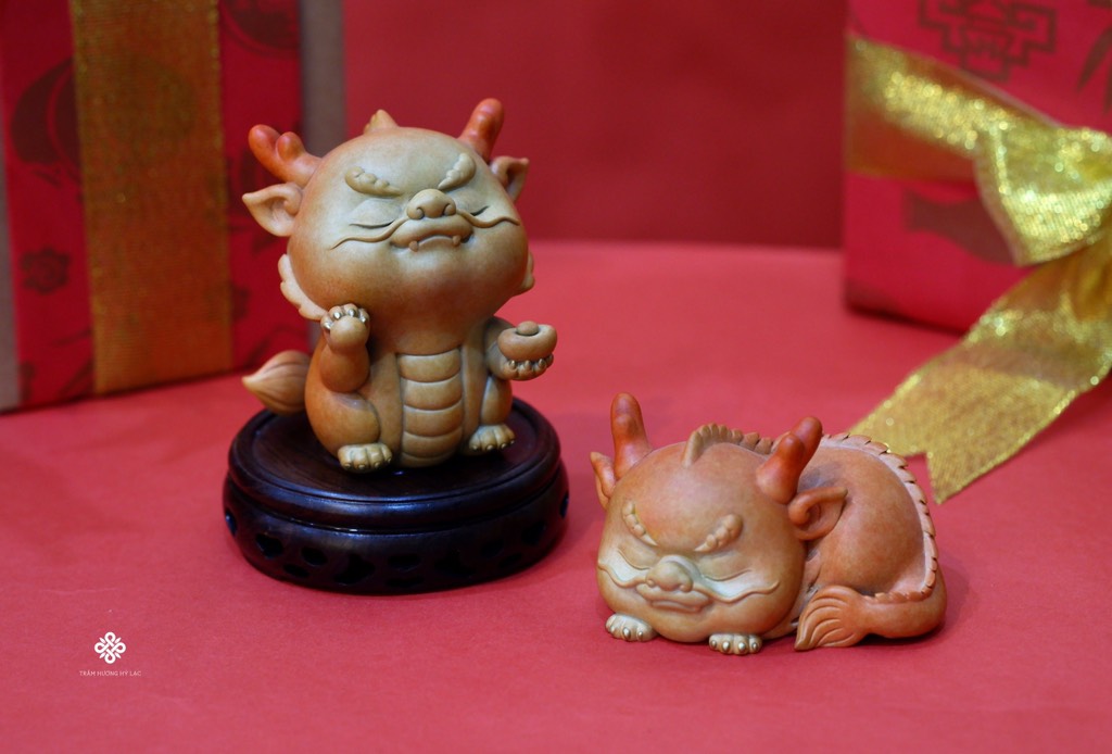 Tượng đồng thiên long thanh nhàn