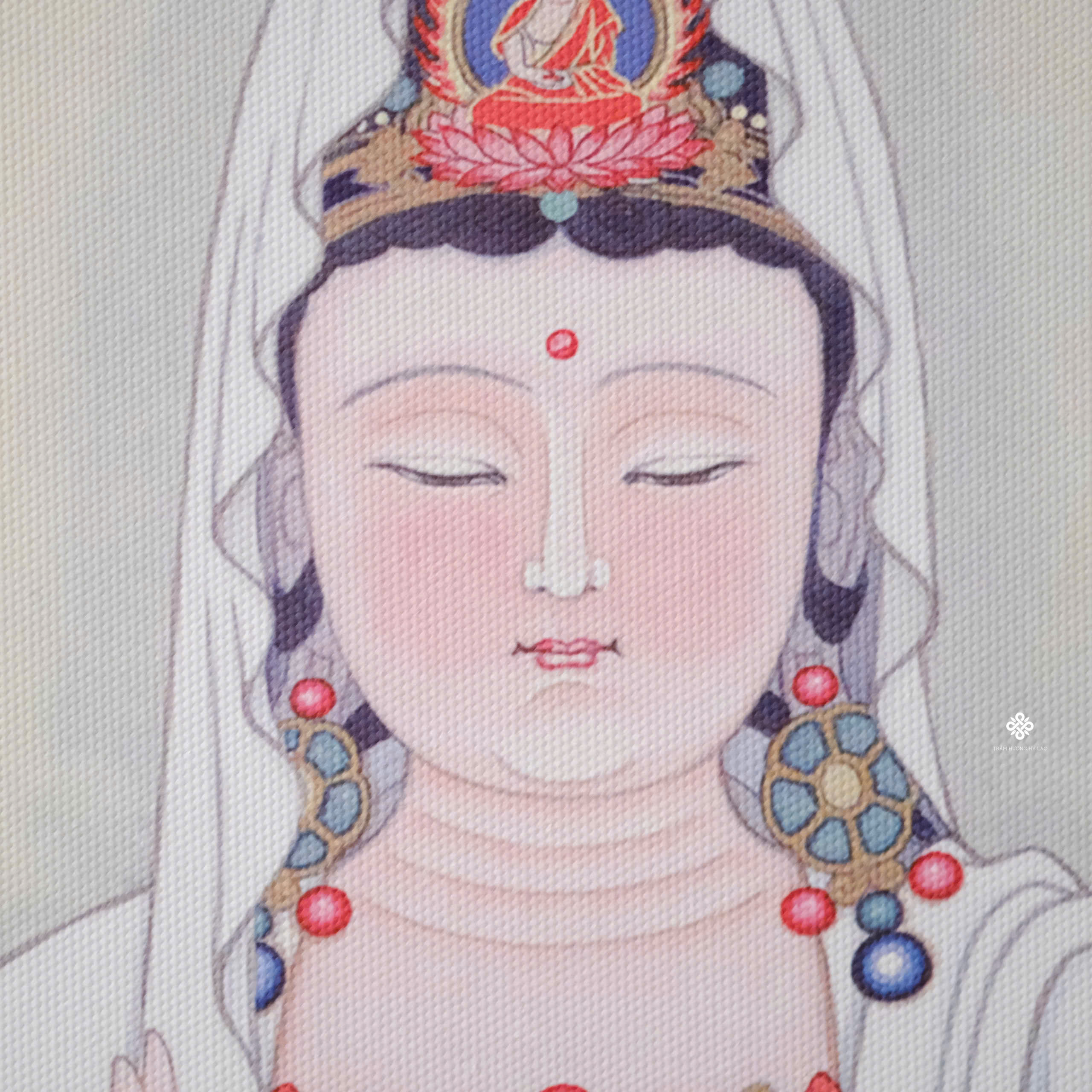 Tranh Quan Âm Bồ tát 50cm