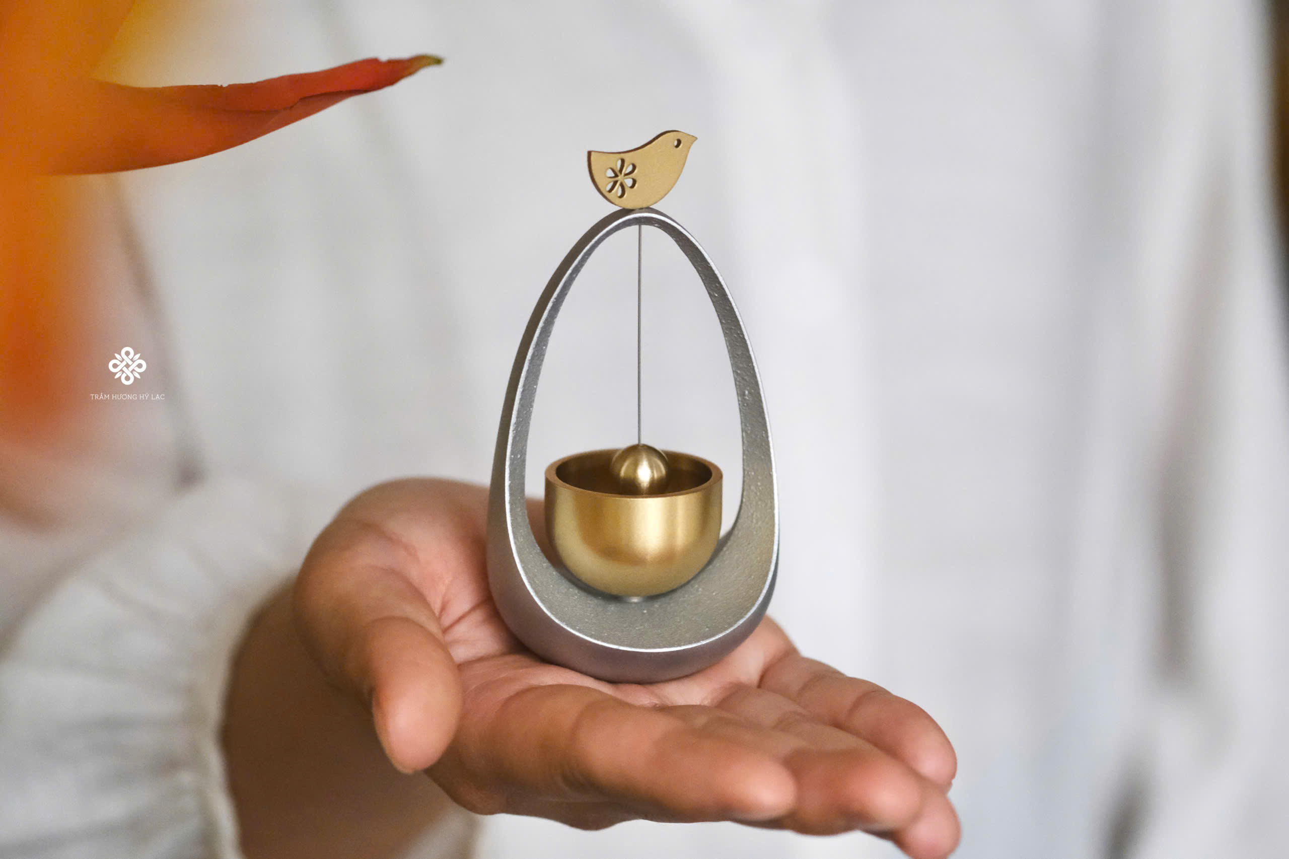 Chuông Mawarin Nhật Bản họa tiết chim