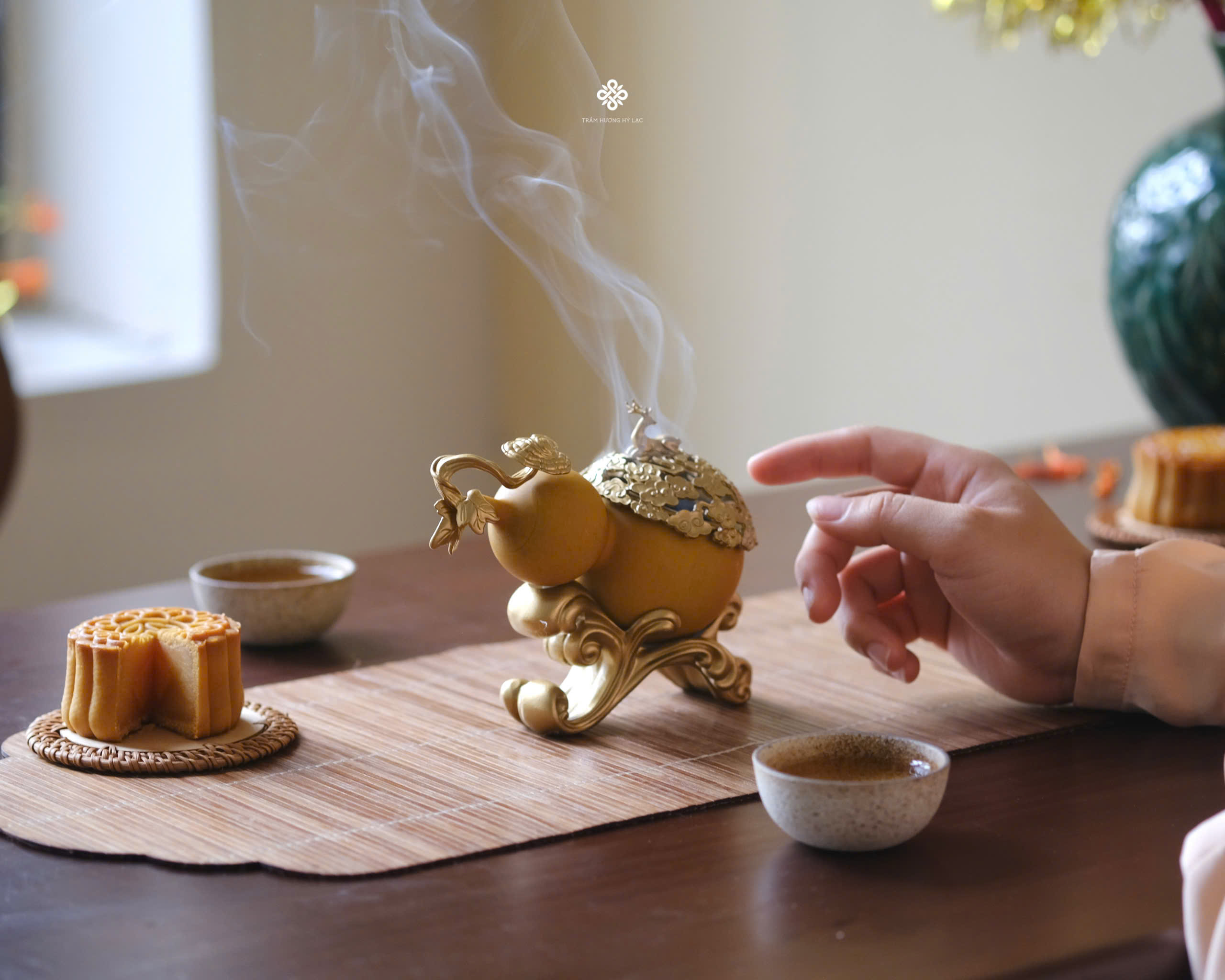 Bộ quà tặng thưởng trầm Cát Tường