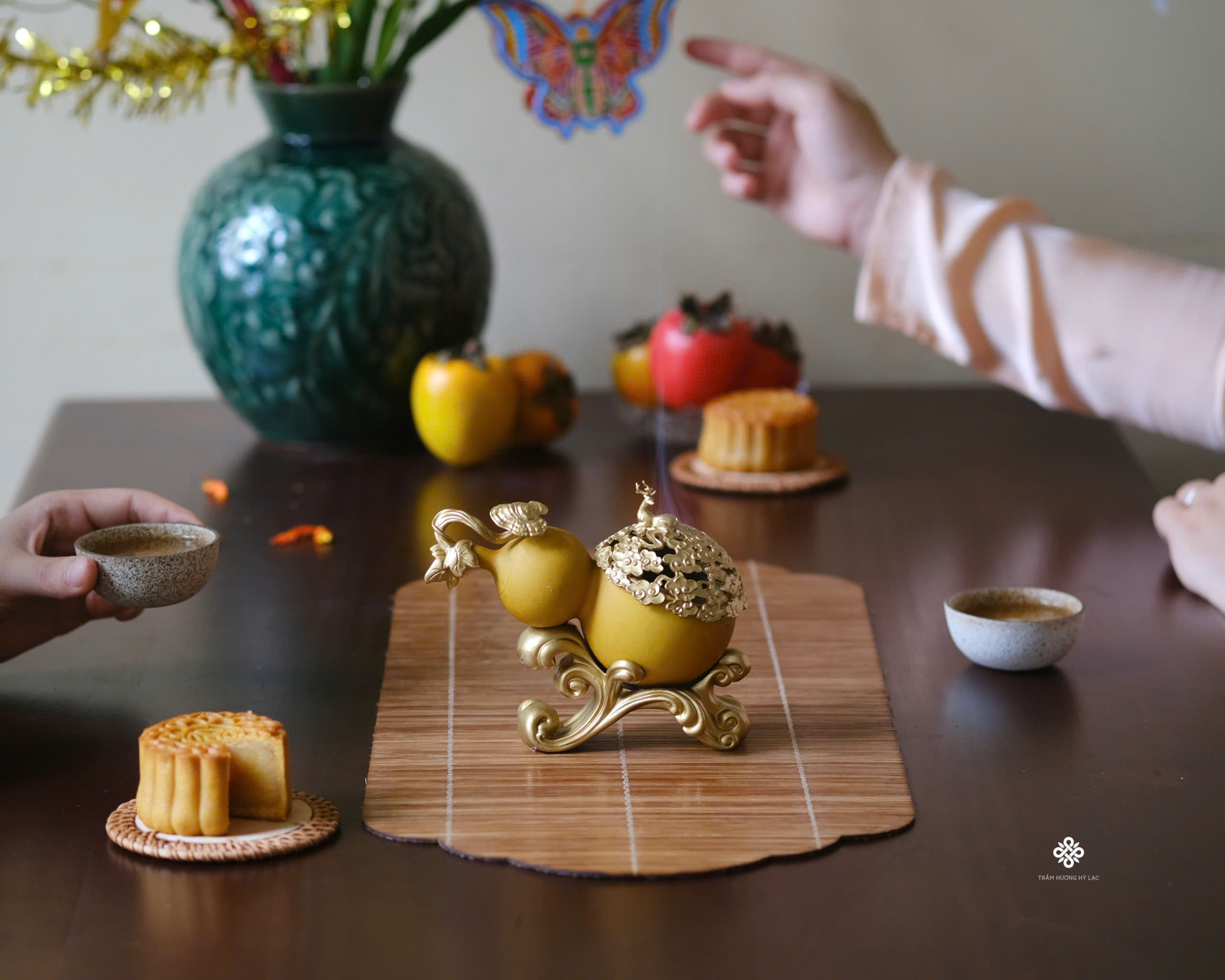Bộ quà tặng thưởng trầm Cát Tường