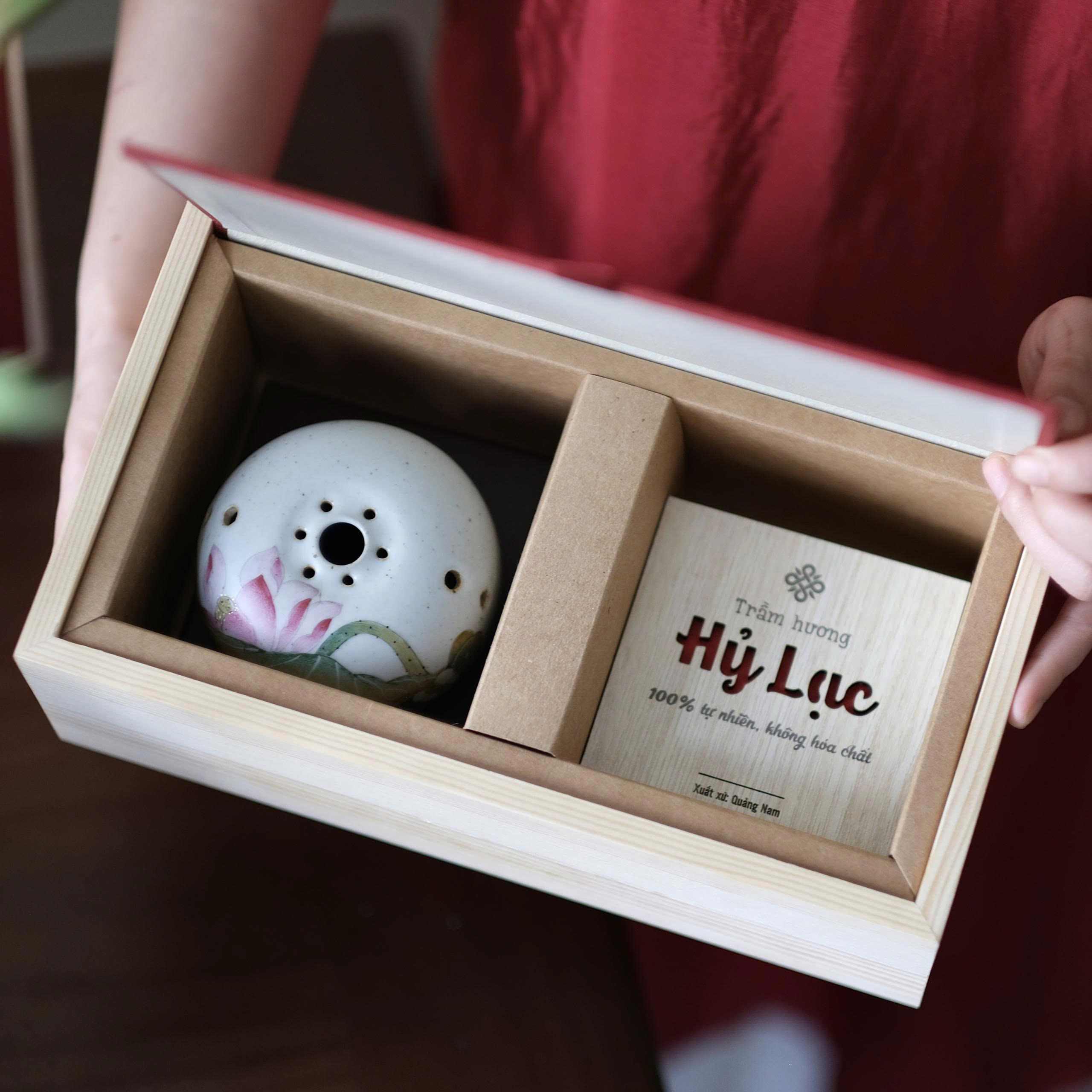 Bộ quà tặng thưởng trầm Viên Dung