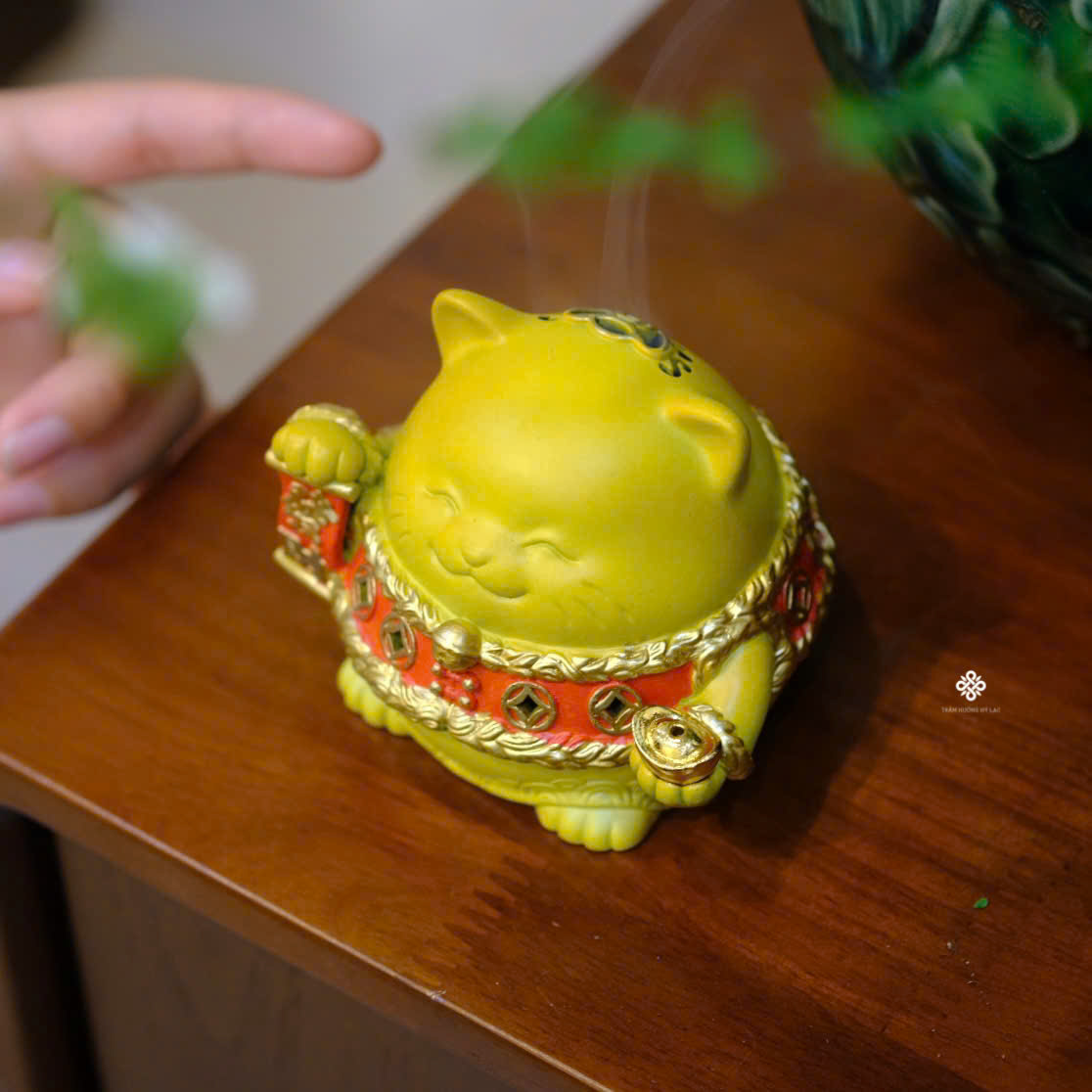 Lư đồng mèo chiêu tài