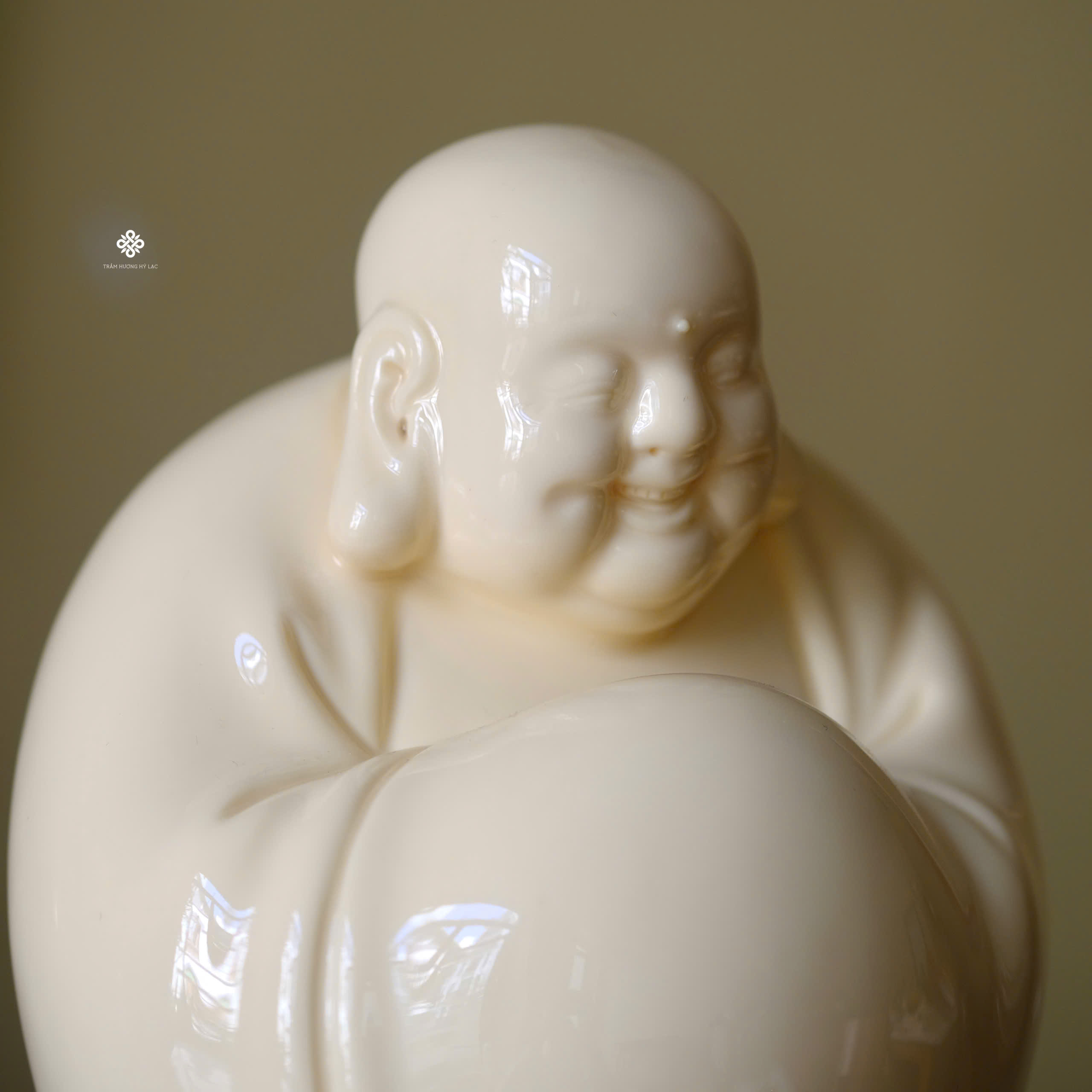 Tượng Đức Phật Di Lặc viên an sứ vàng