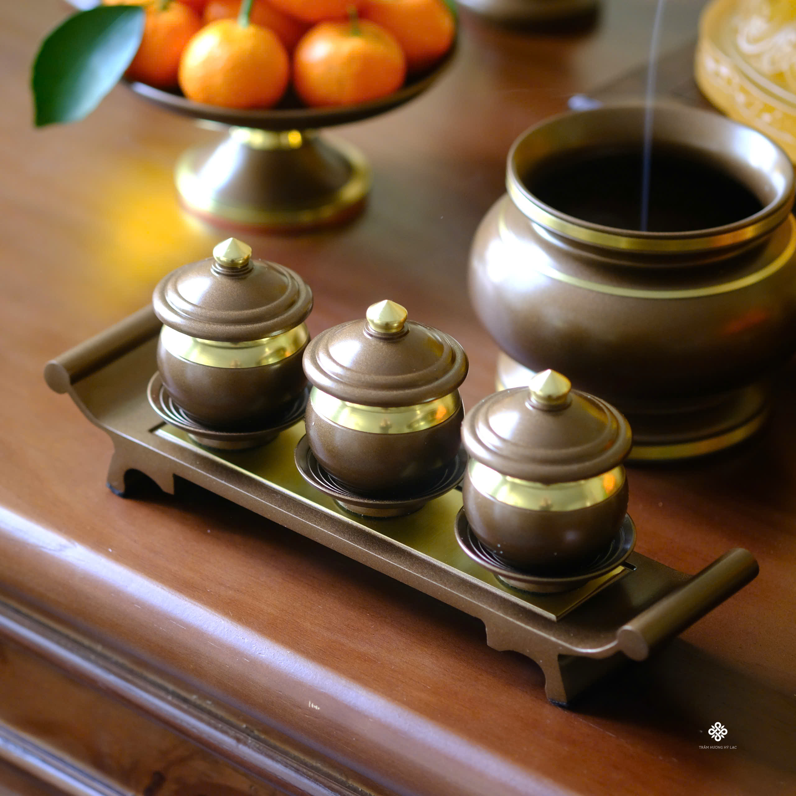 Chén nước đồng an định