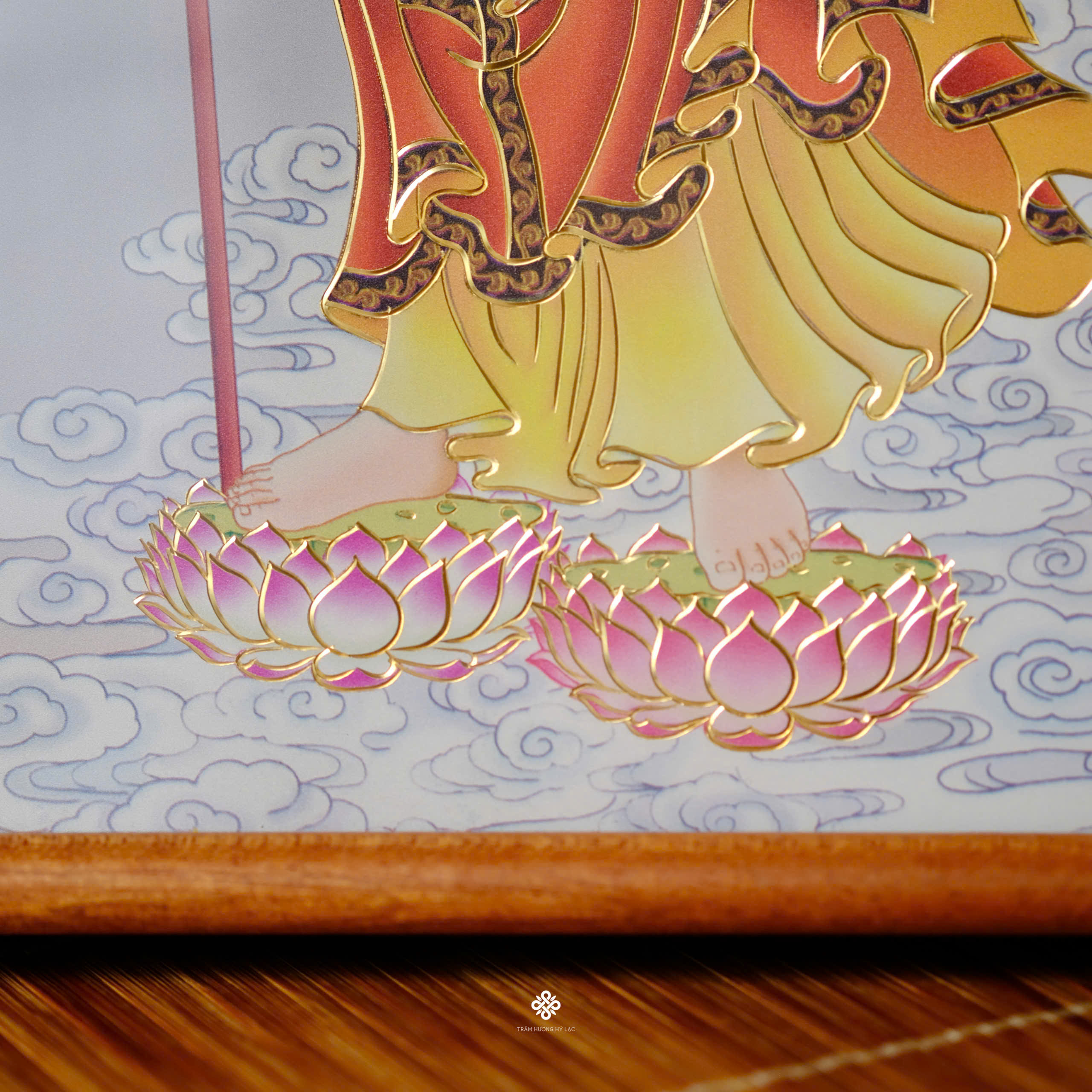 Tranh đồng khắc tay Địa Tạng Bồ Tát