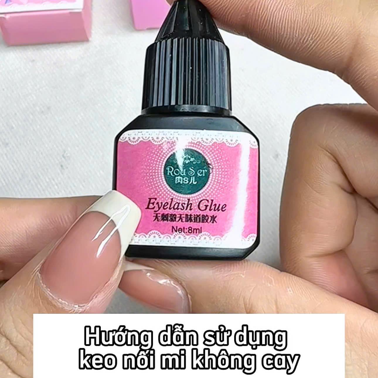 Cách bảo quản keo nối mi không cay