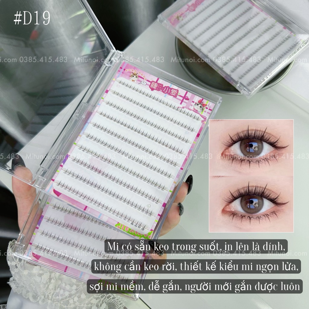 Mi dưới keo sẵn hình ngọn lửa D19
