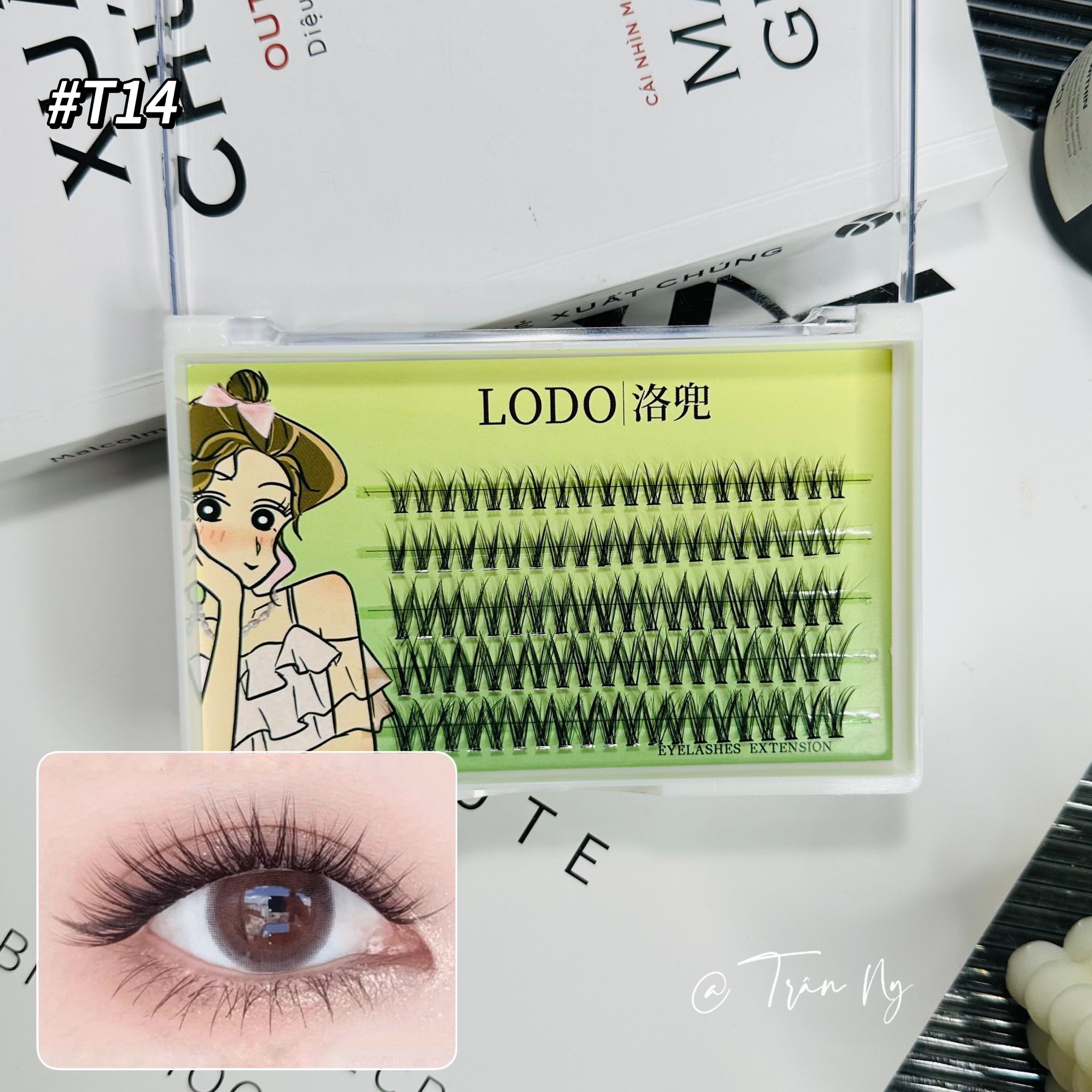 Mi đuôi cá đậm