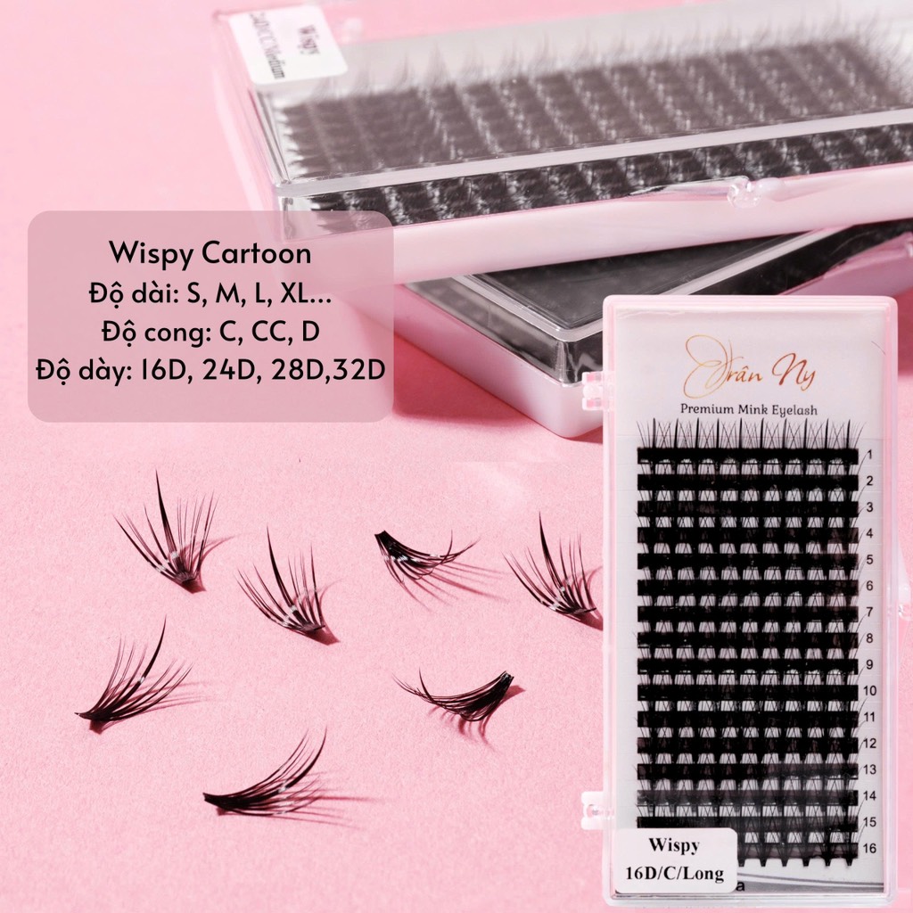 Mi chùm Wispy Cartoon