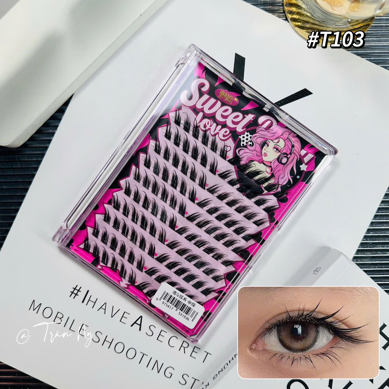 Lông mi mắt cáo mi mắt xếch