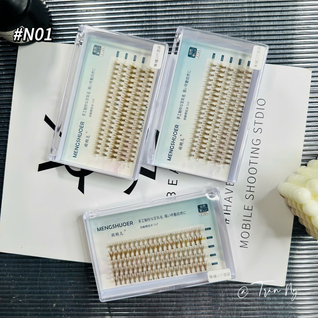 Mi chùm nâu mix size