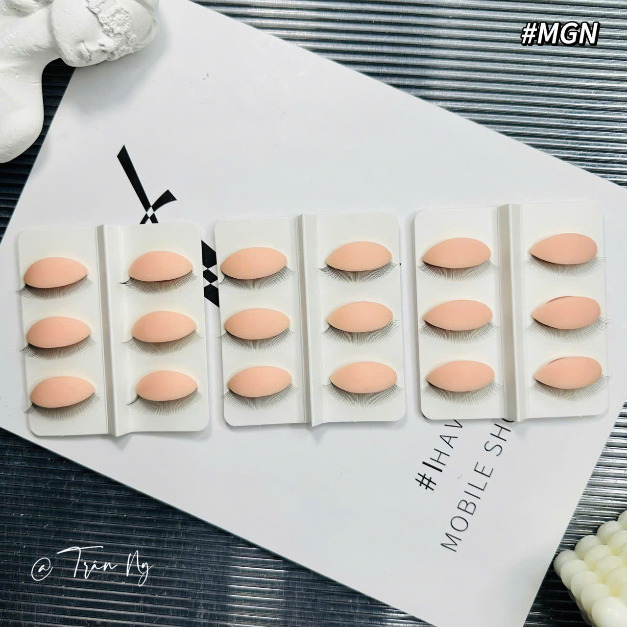 3 cặp mắt silicon tập nối