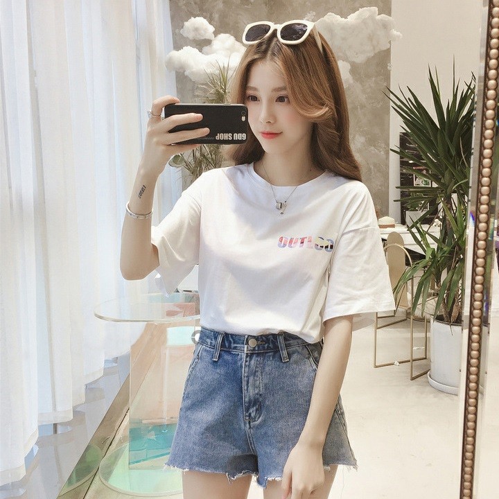 Áo Phông Nữ Cá Tính In Chữ