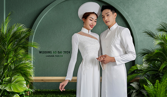 TOP 10 mẫu Áo dài cưới cách tân đẹp 2024