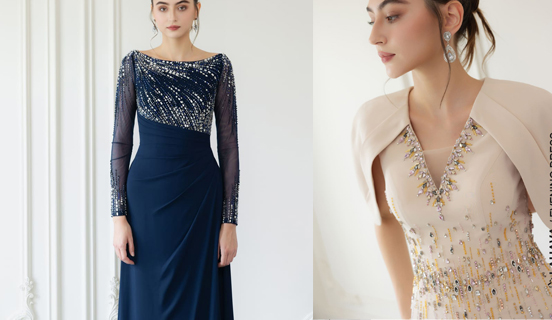 12 Mẫu Váy Dạ Hội Tuổi Trung Niên Sang Trọng 2025