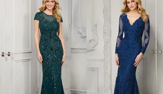 Mẫu đầm dạ hội đuôi cá sang trọng cho người lớn tuổi