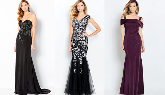 Mẫu váy dạ hội đuôi cá cho tuổi trung niên sang trọng