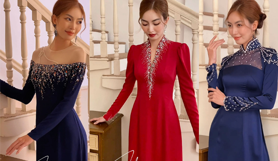 Gợi ý những mẫu áo dài cho tuổi 60 sang trọng nhất