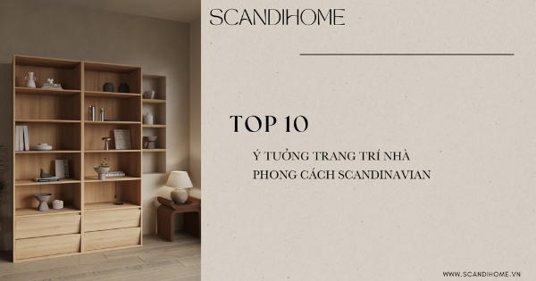 TOP 10 Ý TƯỞNG TRANG TRÍ NHÀ PHONG CÁCH SCANDINAVIAN